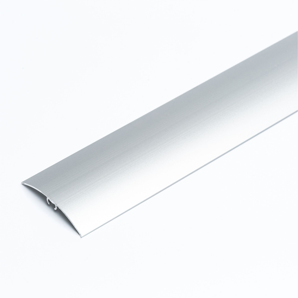 Prag trecere parchet Wood Class, 5 x 90 cm, aluminiu, argintiu