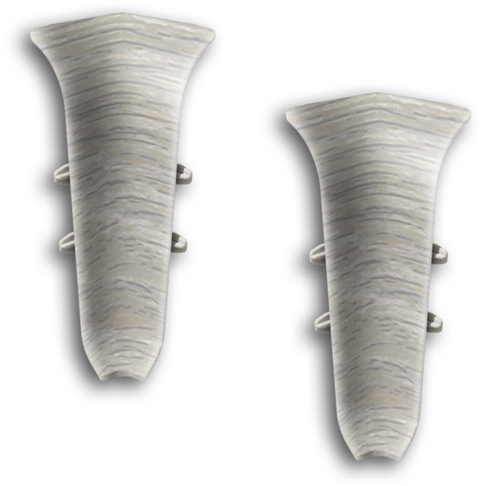 Coltar interior KN59, PVC, 5.9 x 2 cm, 2 bucati, frasin gri