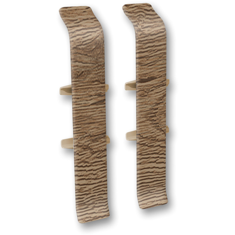 Element imbinare D85, PVC, 8.5 x 2 cm, 2 bucati, stejar rustic