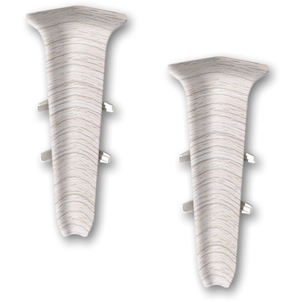Coltar interior D85, PVC, 8.5 x 2 cm, 2 bucati, frasin gri
