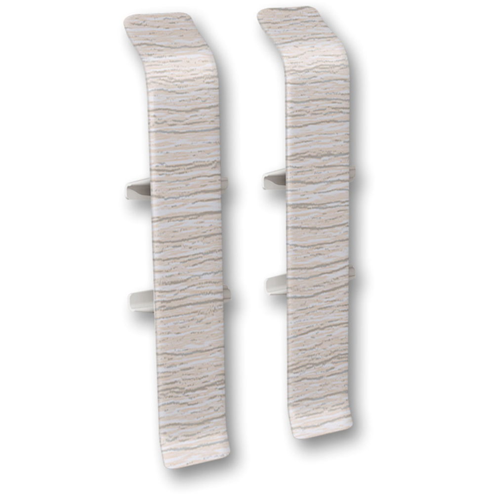 Element imbinare D85, PVC, 8.5 x 2 cm, 2 bucati, frasin gri