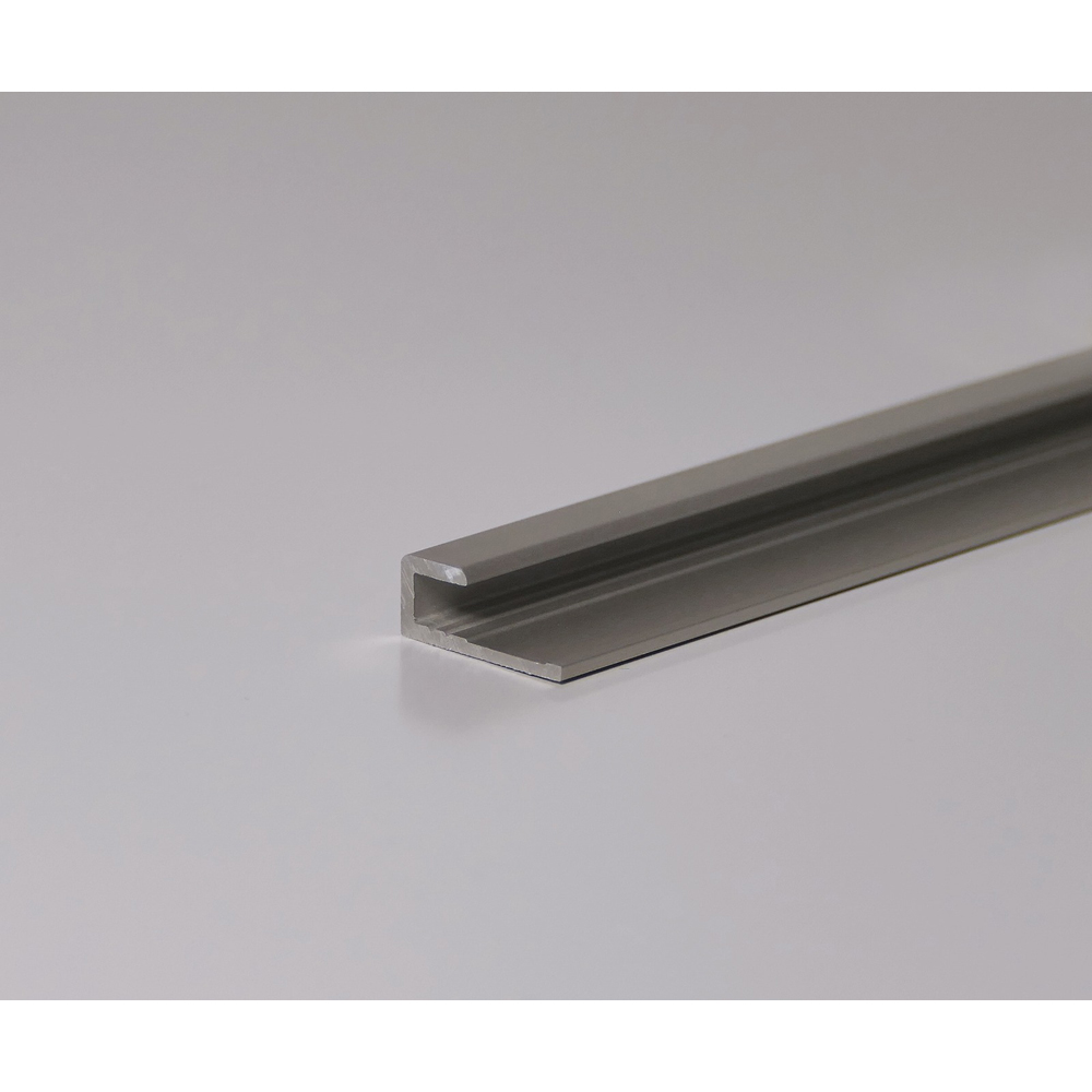 Profil inchidere Wood Class WP3432-02, 270 x 2 cm, 7 mm, aluminiu, argintiu