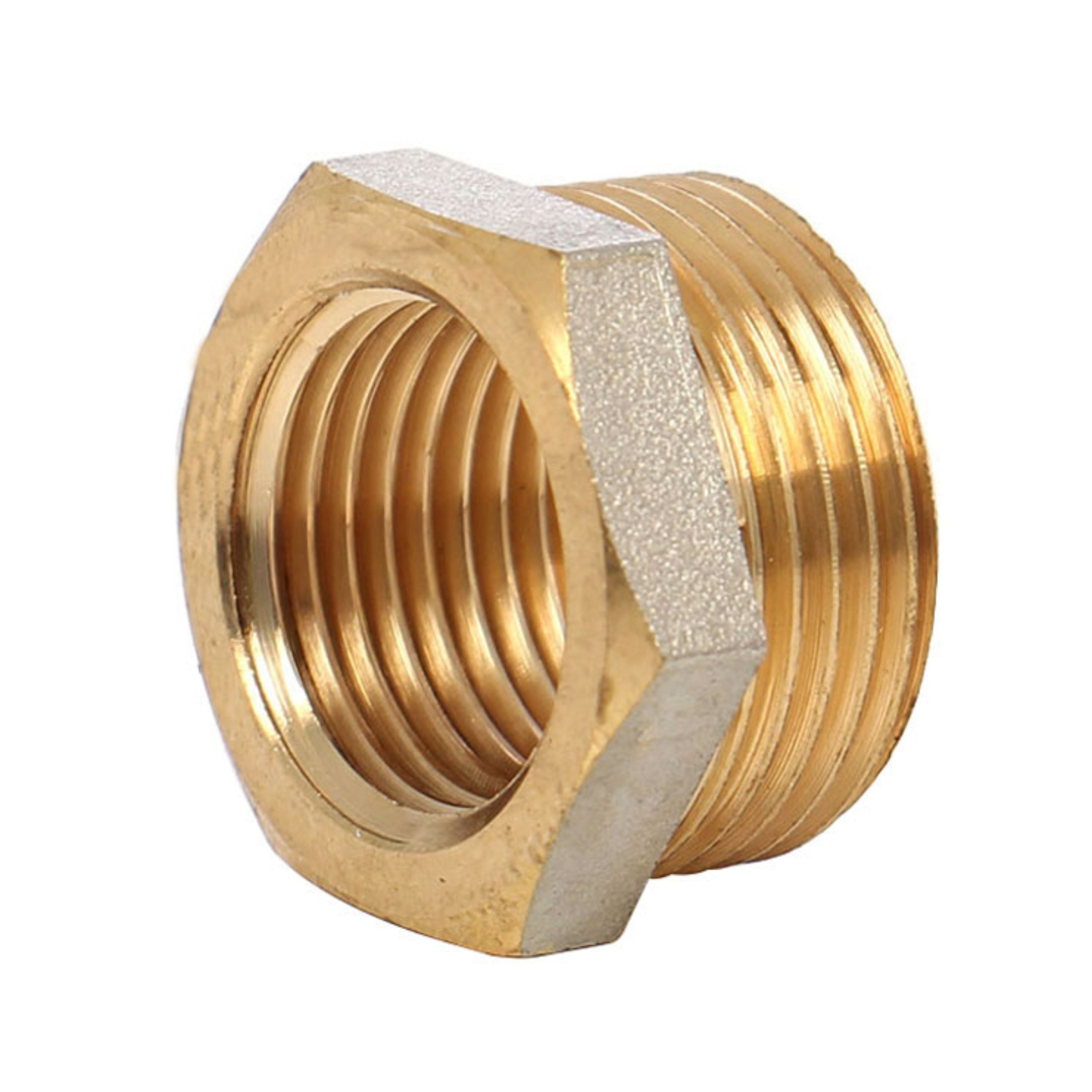 Reductie cap hexagonal SONTEC, interior-interior, 1/2"x3/4", alama, auriu