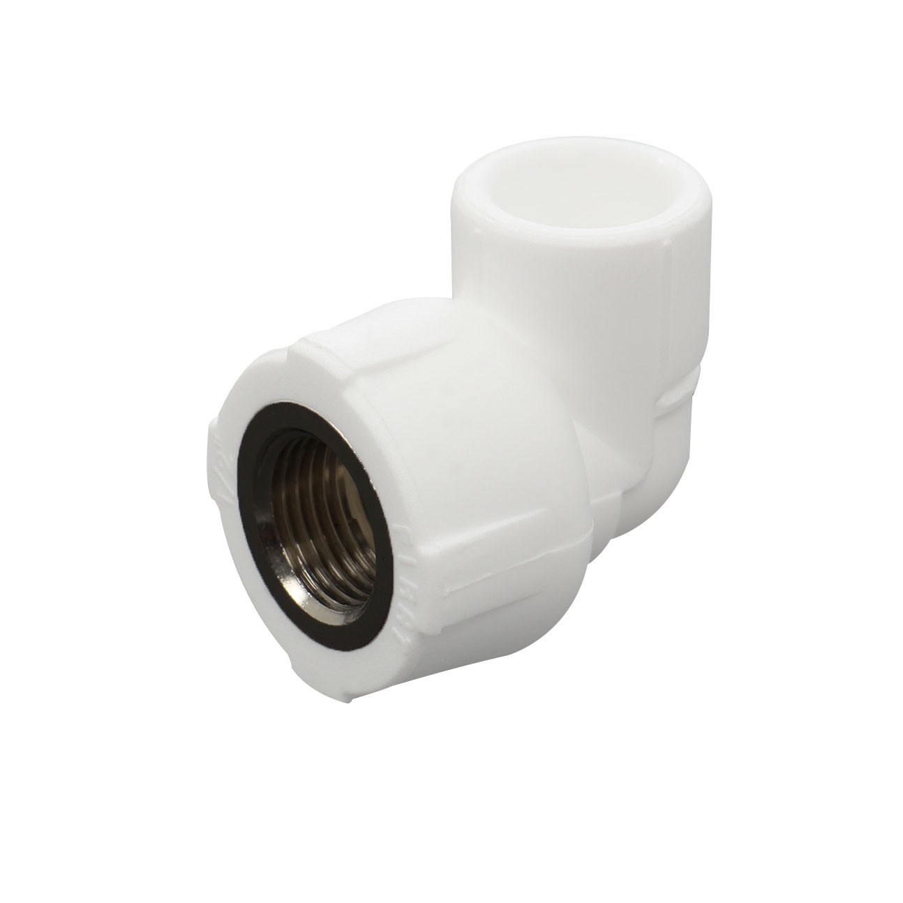 Cot PPR metalic, 90 de grade, 32 mm, racord 3/4, filet interior