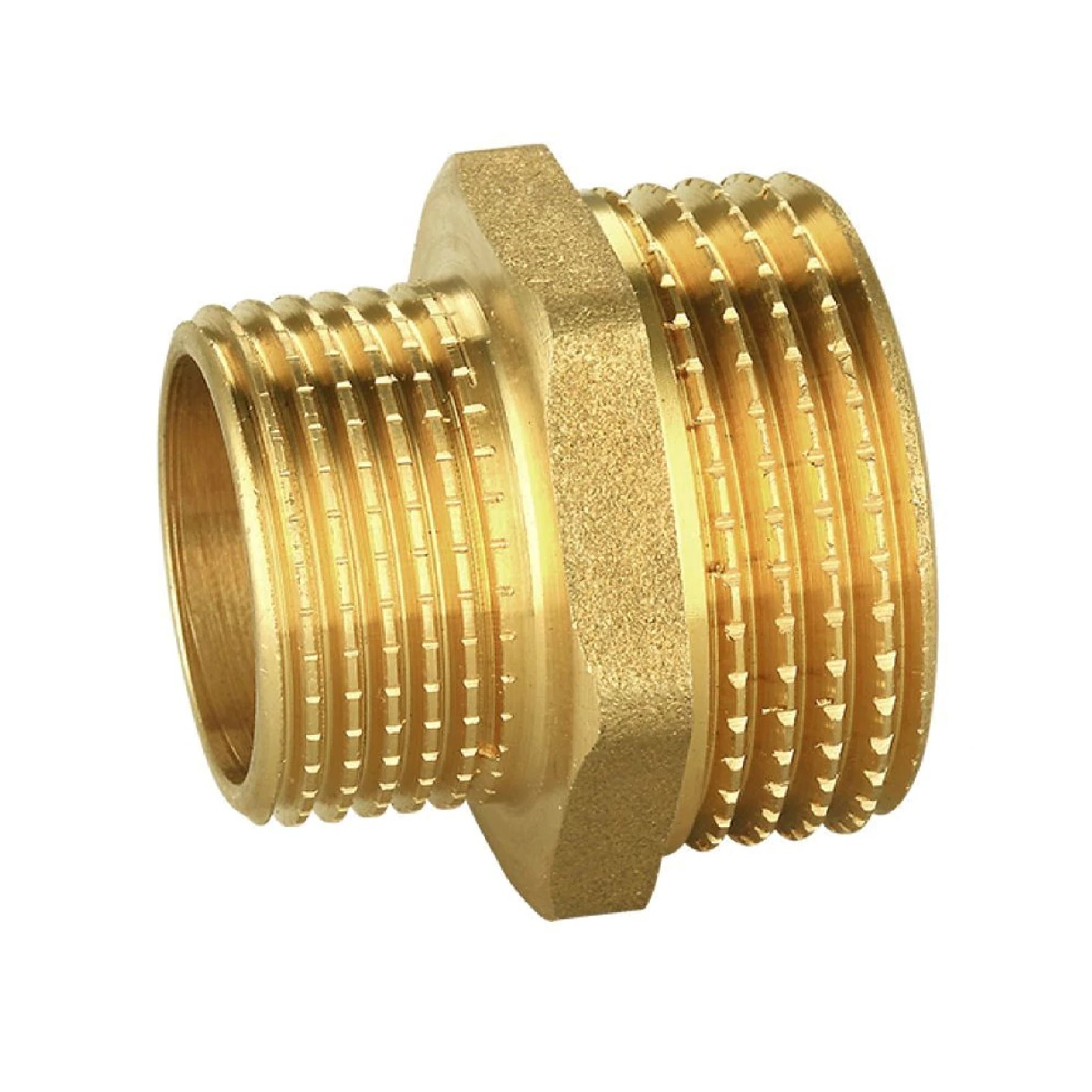 Niplu redus SONTEC, exterior-exterior, 1/2"x1/4", alama, auriu