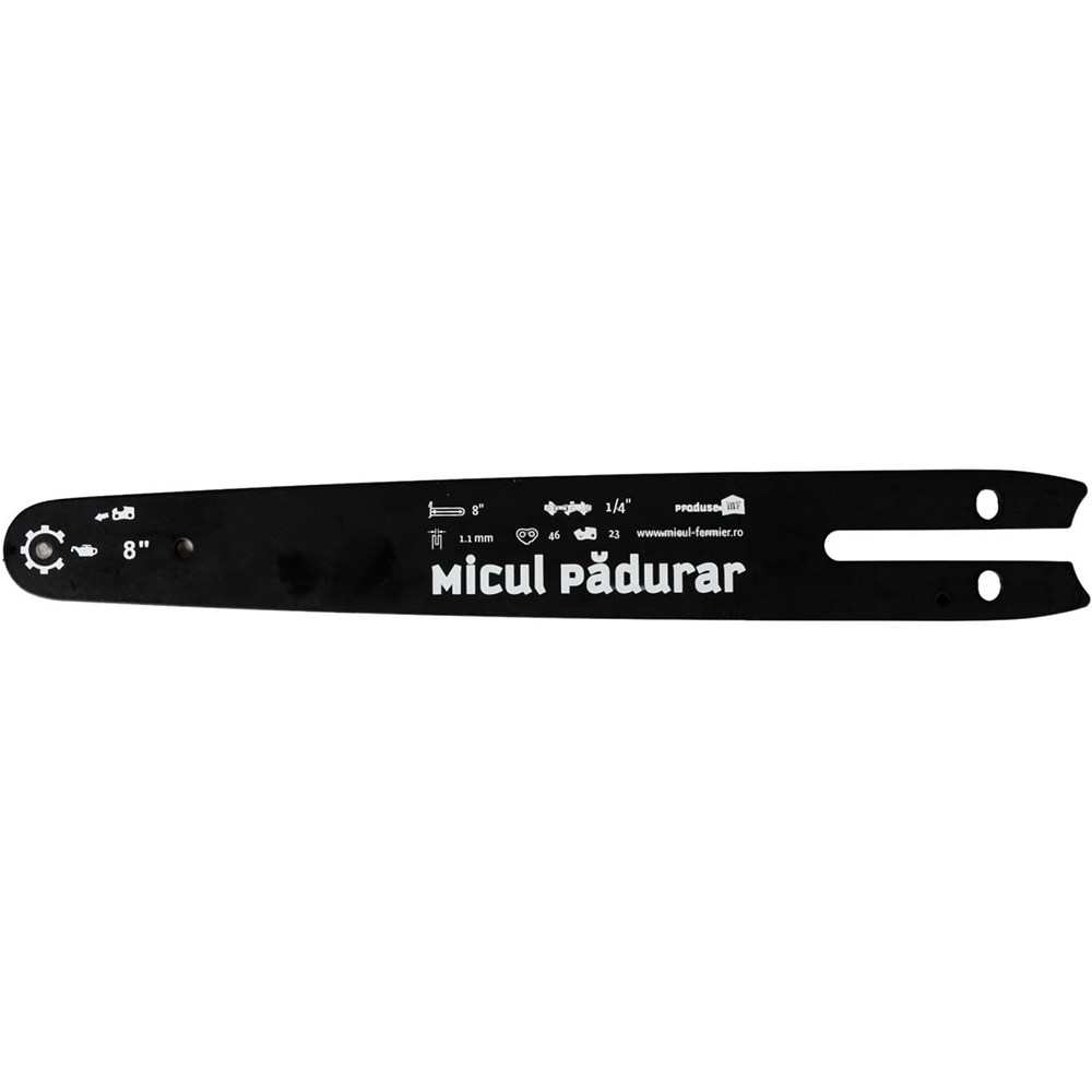 Lama drujba Micul Padurar MP-DA7010-G01, 20cm, pas 1/4'', canal 1.1mm, 46 pinteni, 23 dinti