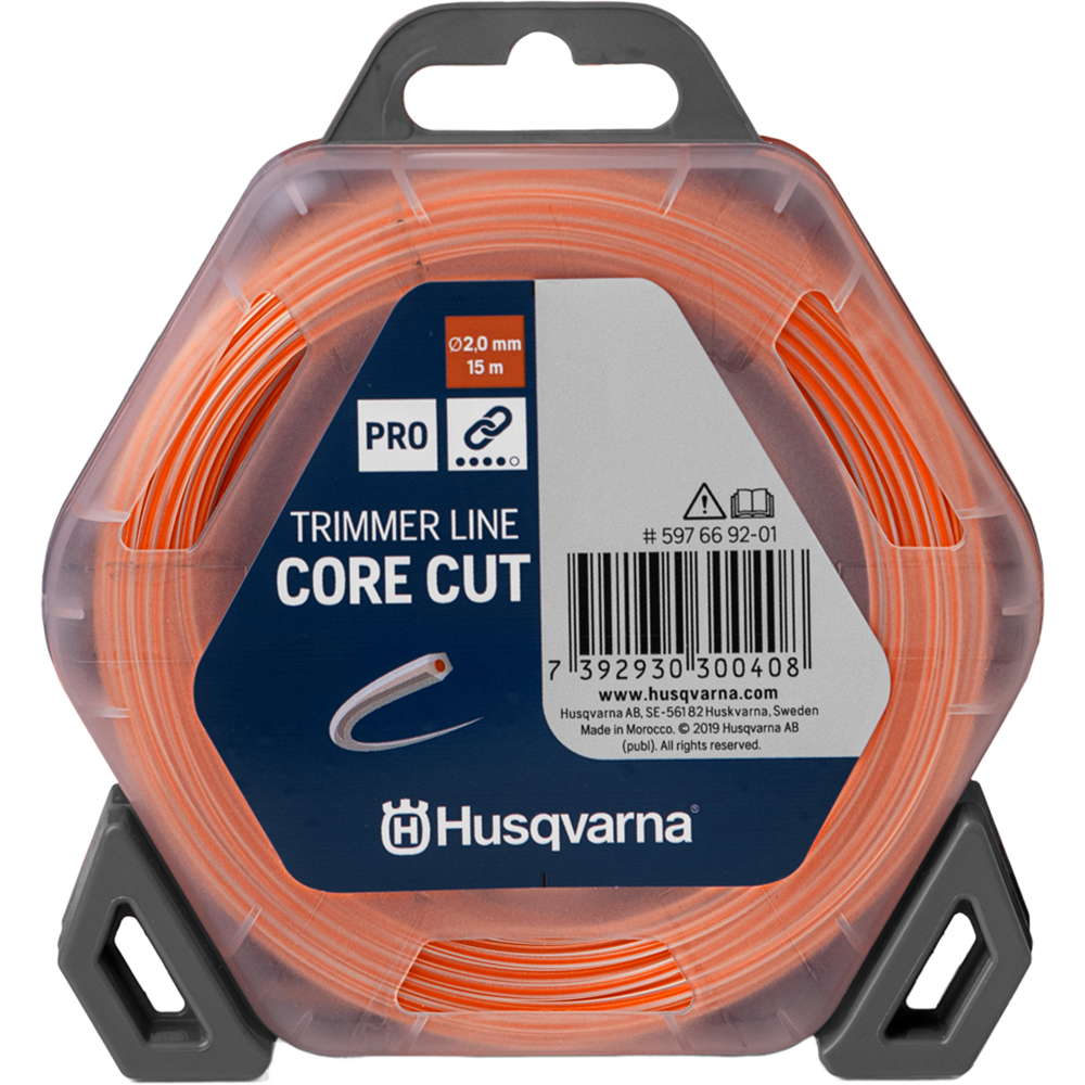 Fir trimmer HUSQVARNA CoreCut, 2mm x 15m, transparent