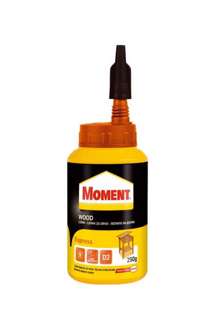 Adeziv pentru lemn MOMENT Wood Express, alb, 250 g
