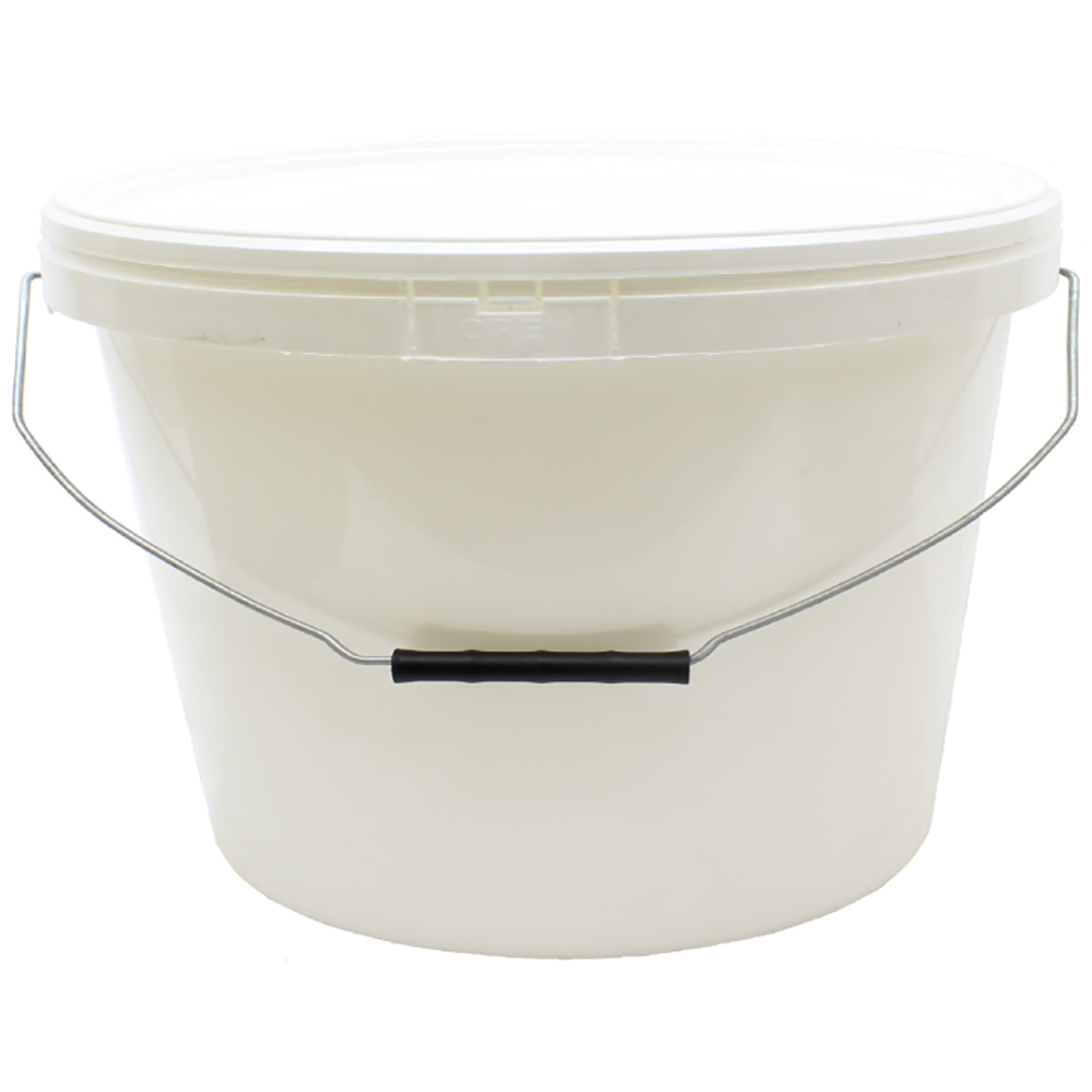 Galeata pentru muraturi Plastiking, ovala, cu capac, 12L