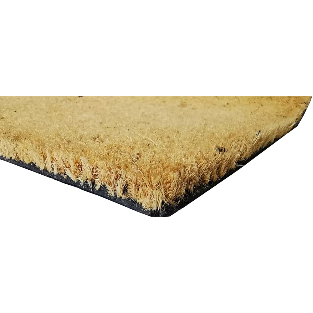 Covoras intrare UNIC SPOT Flower Power, 40 x 60 cm, cocos, maro