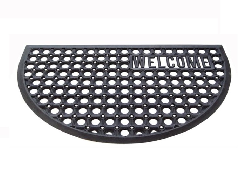 Covoras intrare UNIC SPOT, 45 x 75 cm, cauciuc, negru