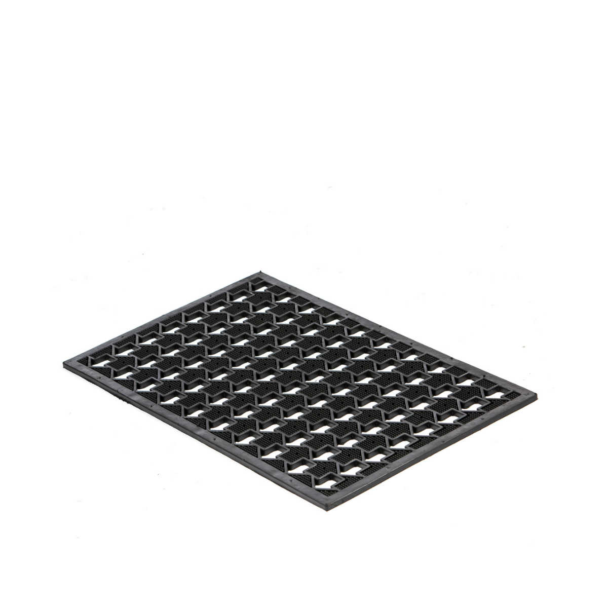 Covoras intrare UNIC SPOT, 45 x 75 cm, cauciuc, negru