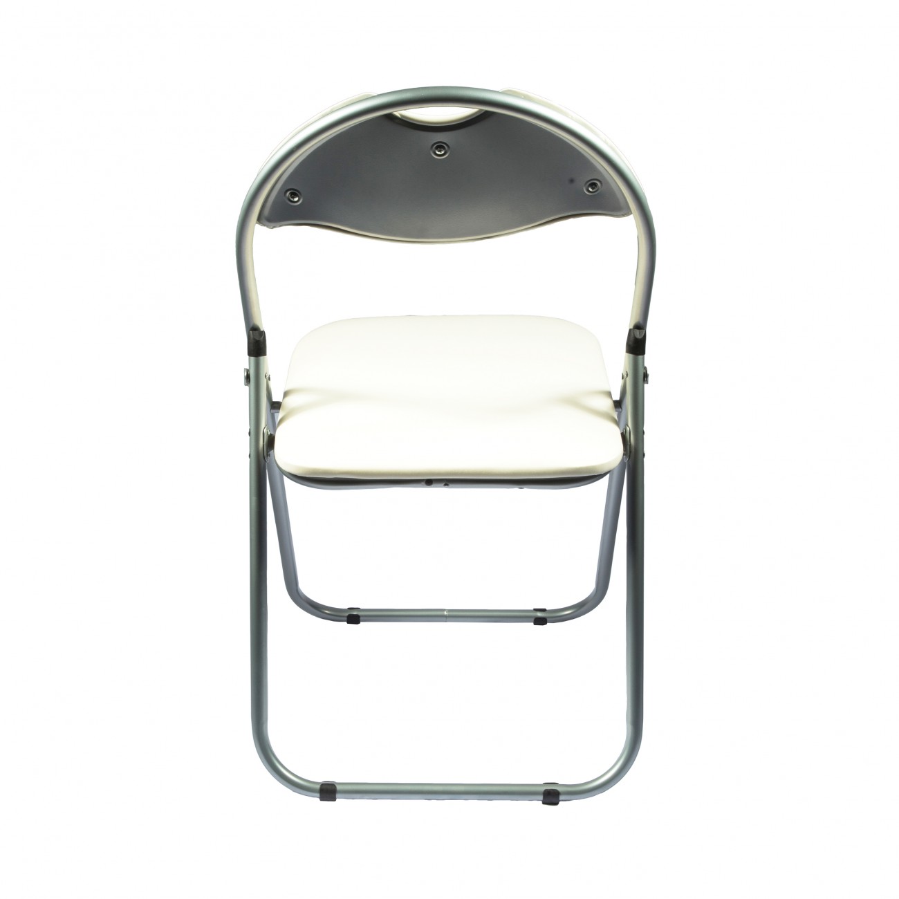 Scaun pliant, bej, metal  Cordoba