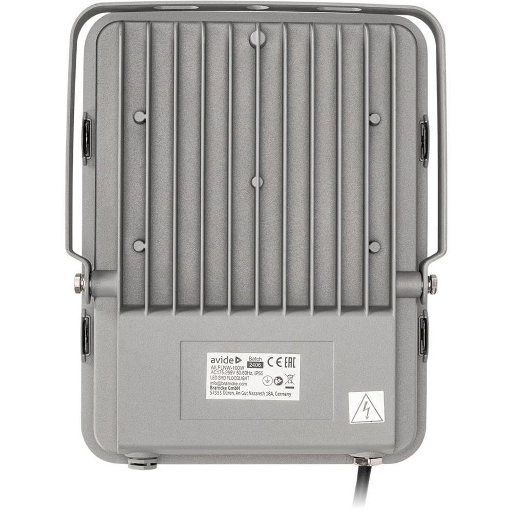 Lampa de lucru AVIDE AILFLNW-100W, 100W, 16000lm, argintiu