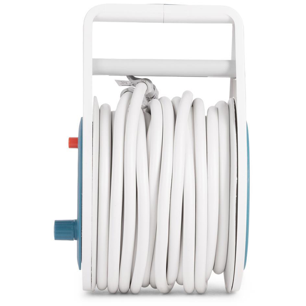 Prelungitor cu tambur ENTAC Mini, 3 prize, 1.5mm, 10m