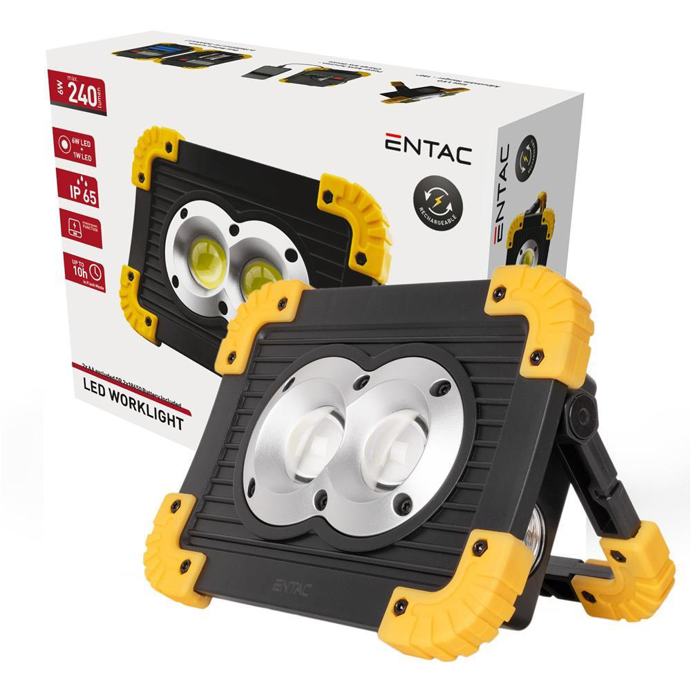 Lampa de lucru ENTAC EWL-6W-DB, 7W, 240lm, negru