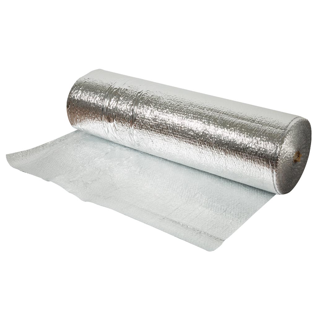 Folie acoperis aluminiu Aluflex-LP Masterplast, bariera anticondens, 90 g/mp, 1.2 x 50 m