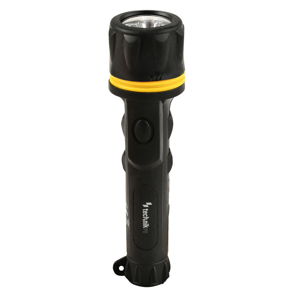 Lanterna LED TECHNIK, 40lm, 2xAA, negru
