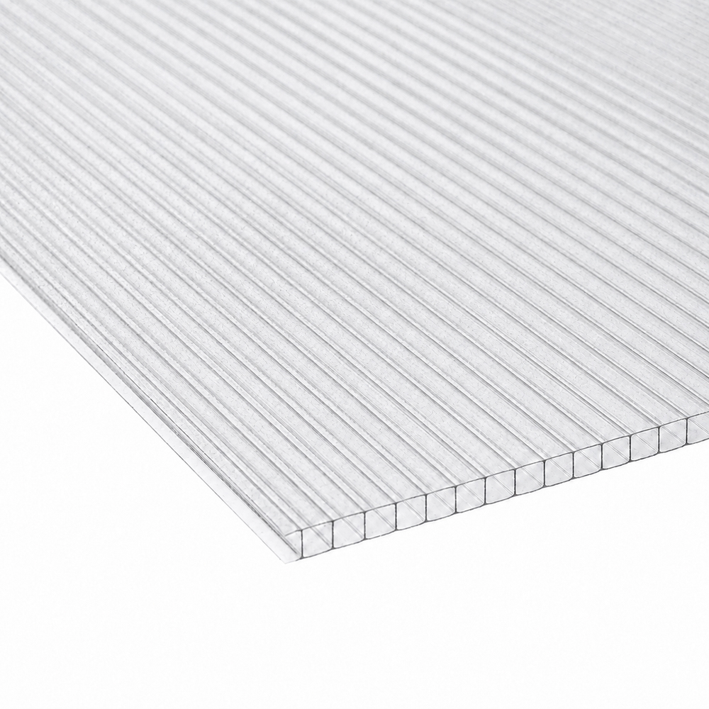 Policarbonat celular Carboplak, 6 x 2.1 m, 6 mm, clar hammer glass