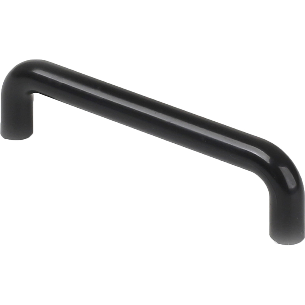 Set 6 manere E419, ABS, 10.5 x 1 x 2.7 cm, negru lucios