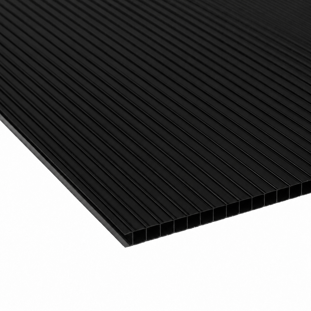 Policarbonat celular Carboplak, 6 x 2.1 m, 6 mm, negru