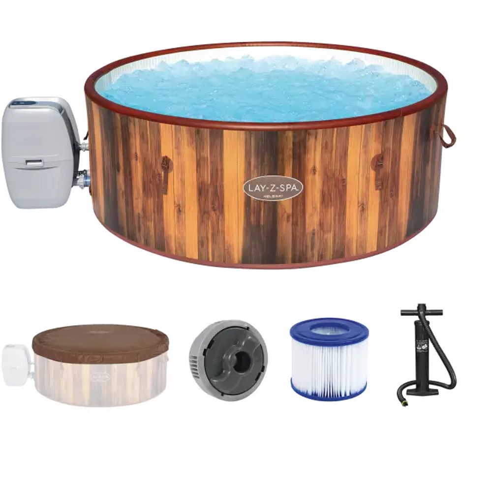 Piscina cu hidromasaj BESTWAY Layz SPA Helsinki, 7 persoane, 180 x 66 cm, 1123L