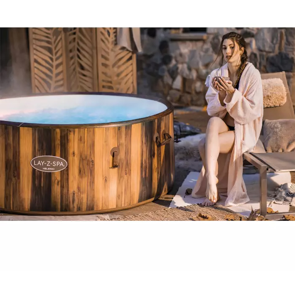 Piscina cu hidromasaj BESTWAY Layz SPA Helsinki, 7 persoane, 180 x 66 cm, 1123L