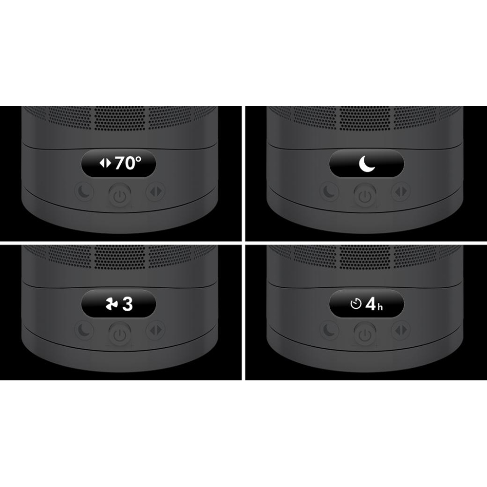 Ventilator de birou DYSON AM12 Cool CF1, Air Multiplier, 10 trepte viteza, 36 cm, 30W, alb