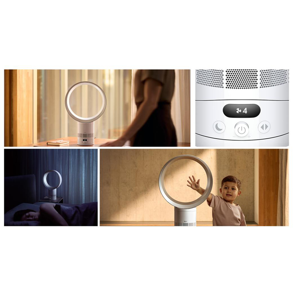 Ventilator de birou DYSON AM12 Cool CF1, Air Multiplier, 10 trepte viteza, 36 cm, 30W, alb