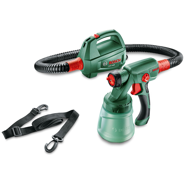 Pistol de vopsit Bosch PFS 1000 0603207000, 410W, rezervor 800ml, lungime furtun 1.3m