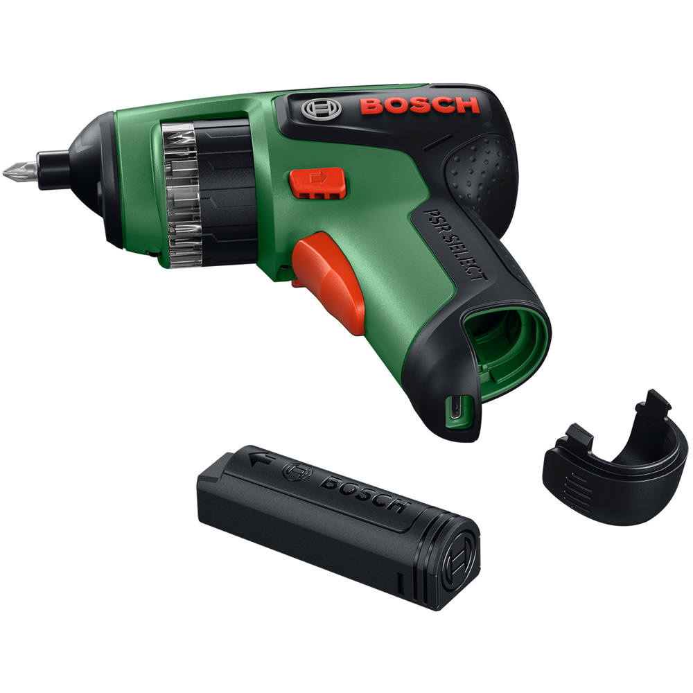 Surubelnita electrica BOSCH PSR Select, 4V, 210rpm, 7.5Nm, 12 accesorii