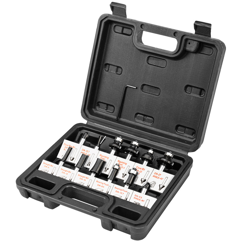Set 12 freze widia VERTO, 8 mm