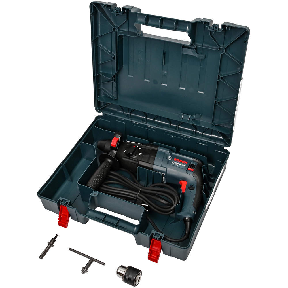 Set ciocan rotopercutor BOSCH PROFESSIONAL GBH 240, 2.7J, SDS Plus, 930rpm + mandrina cu coroana dintata
