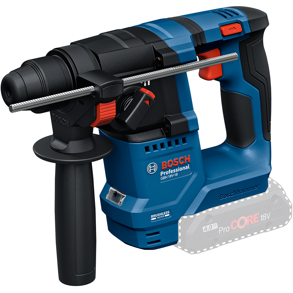 Set 3 unelte BOSCH PROFESSIONAL, Li-Ion 4Ah, 1650rpm, 18V