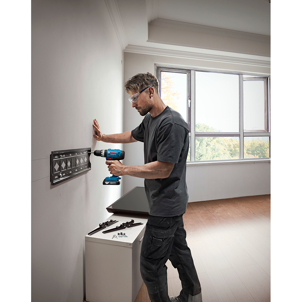 Set 3 unelte BOSCH PROFESSIONAL, Li-Ion 4Ah, 1650rpm, 18V