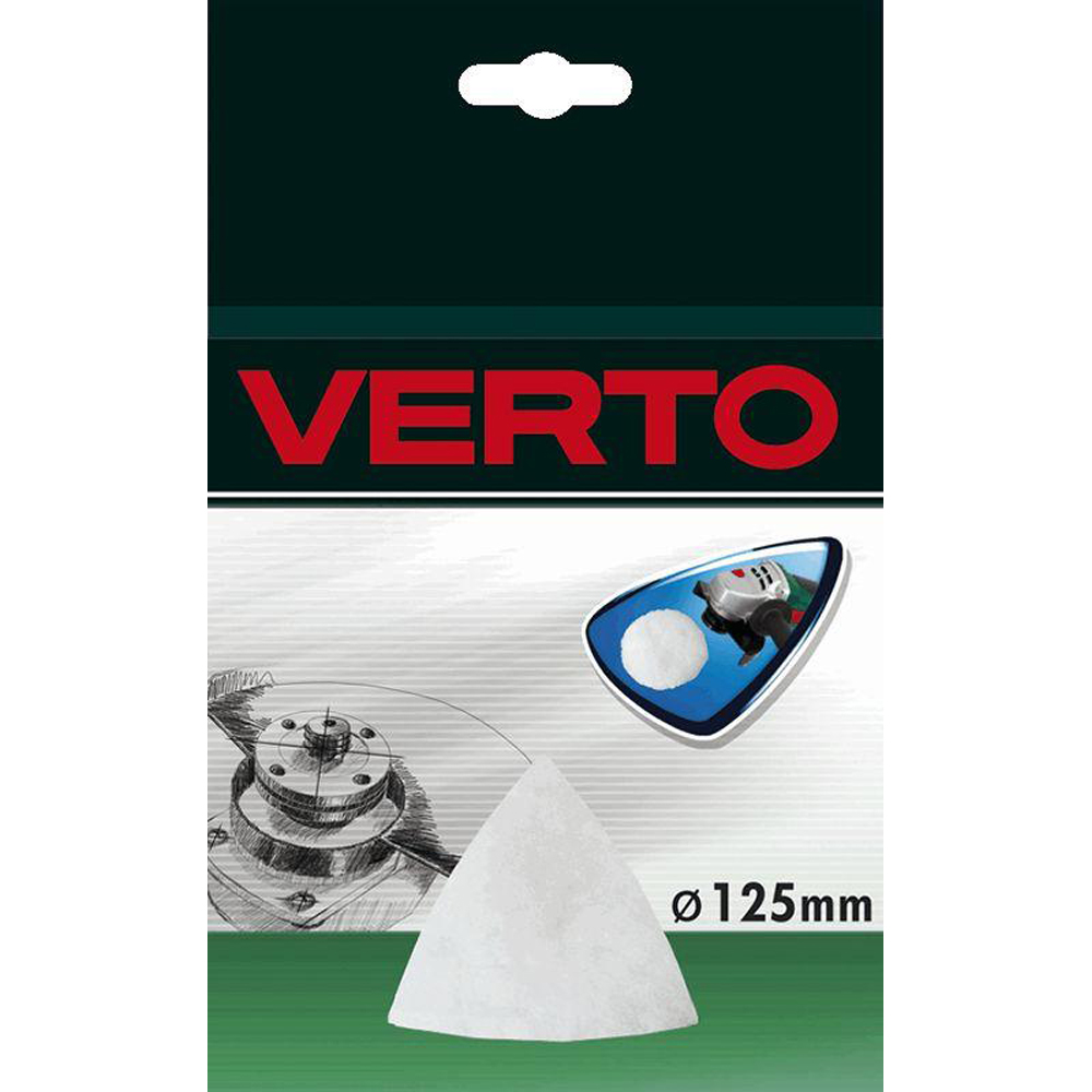 Blana de lustruire VERTO, 125mm