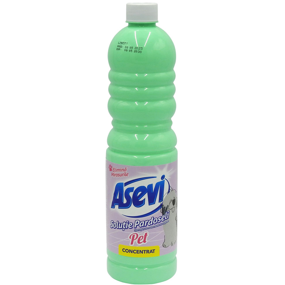 Solutie de curatare pardoseli ASEVI Pet, 1 l