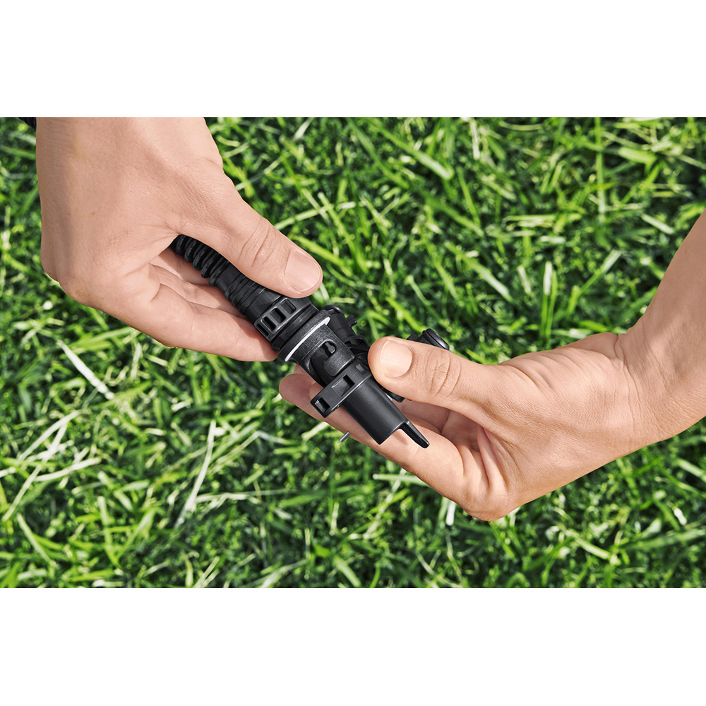Pompa manuala BESTWAY, cu 5 adaptori de valva, plastic, negru