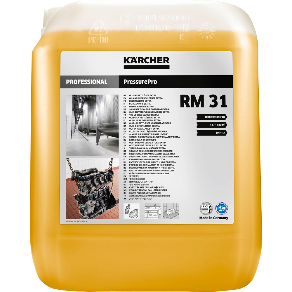 Solutie curatare uleiuri si grasimi KARCHER Extra RM 31, 10l