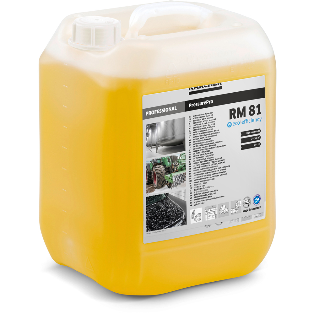 Solutie curatare KARCHER PressurePro RM 81, alcalina, 10L