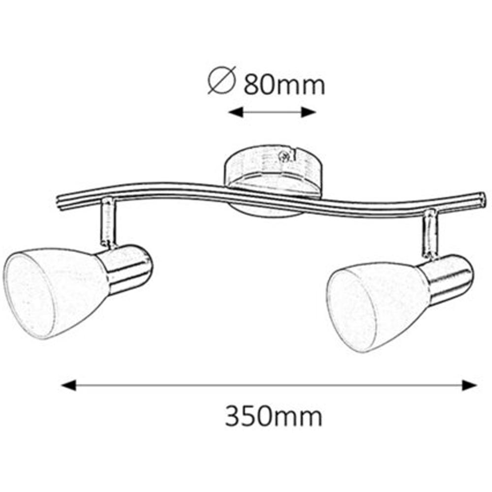 Spot RABALUX Soma, E14, 2x40W, crom