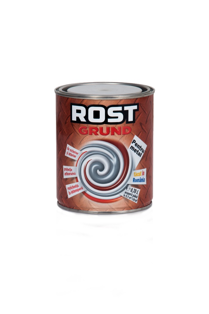 Grund pentru metal ROST, 0.7L, rosu oxid