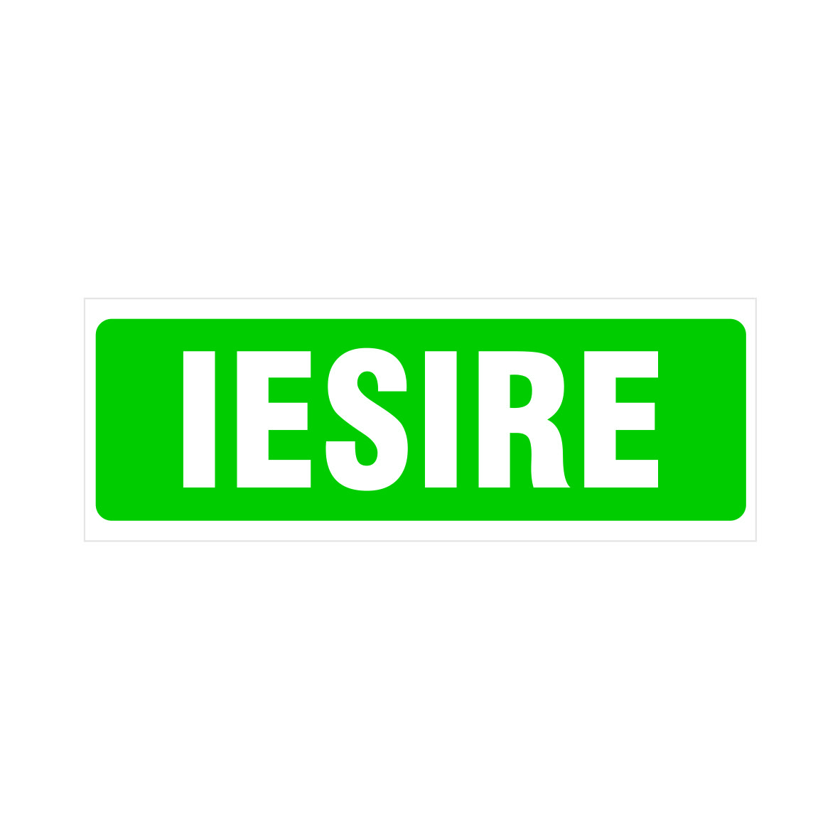 Indicator Iesire  Creative Sign