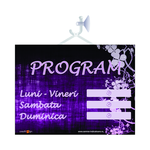 Indicator Program De Lucru  Creative Sign