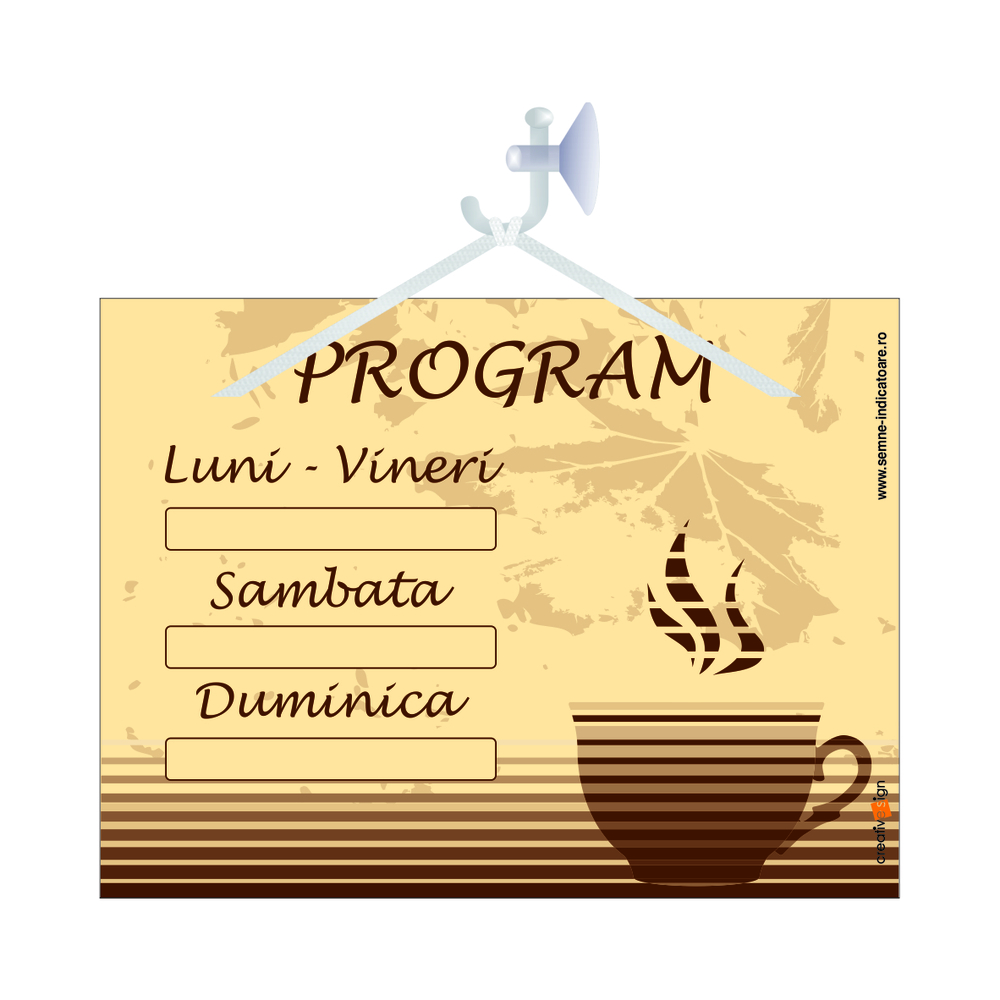 Indicator Program De Lucru  Creative Sign