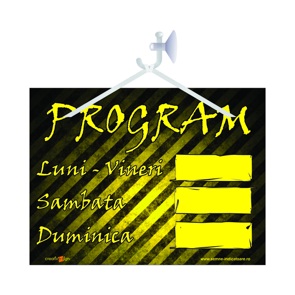 Indicator Program De Lucru  Creative Sign