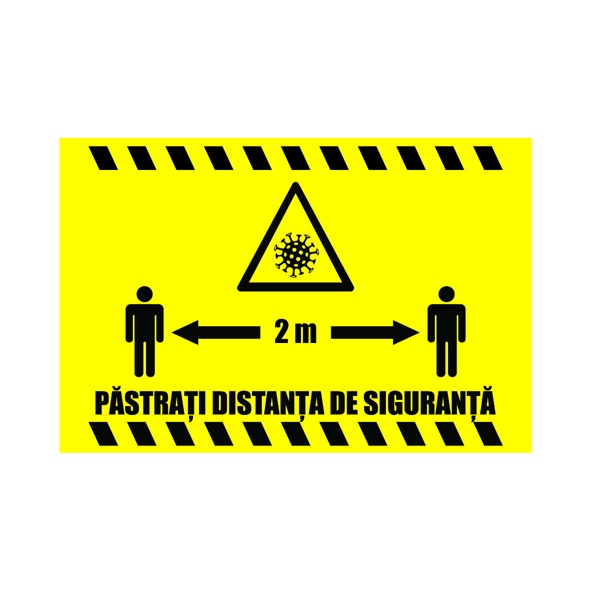 Indicator Pastrati Distanta De Siguranta 2M Creative Sign