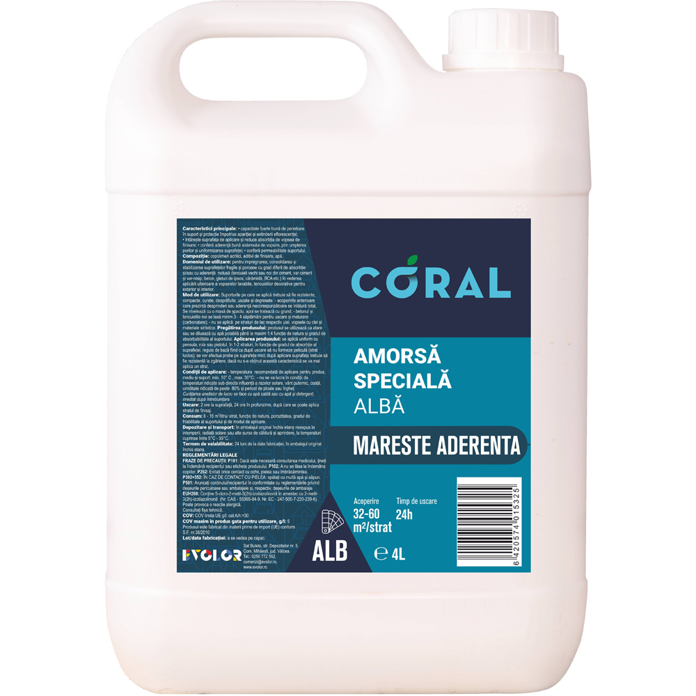 Amorsa CORAL, alb, 4L