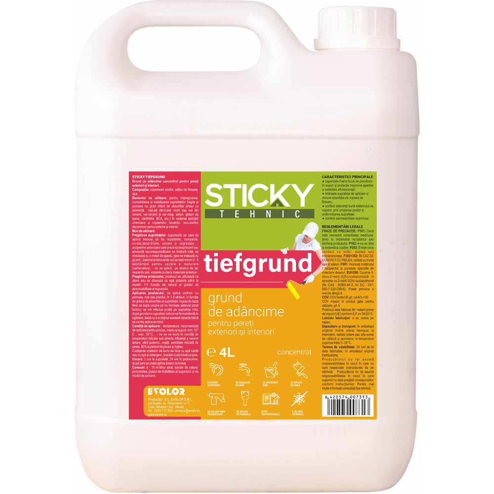 Grund de adancime STICKY, 4L