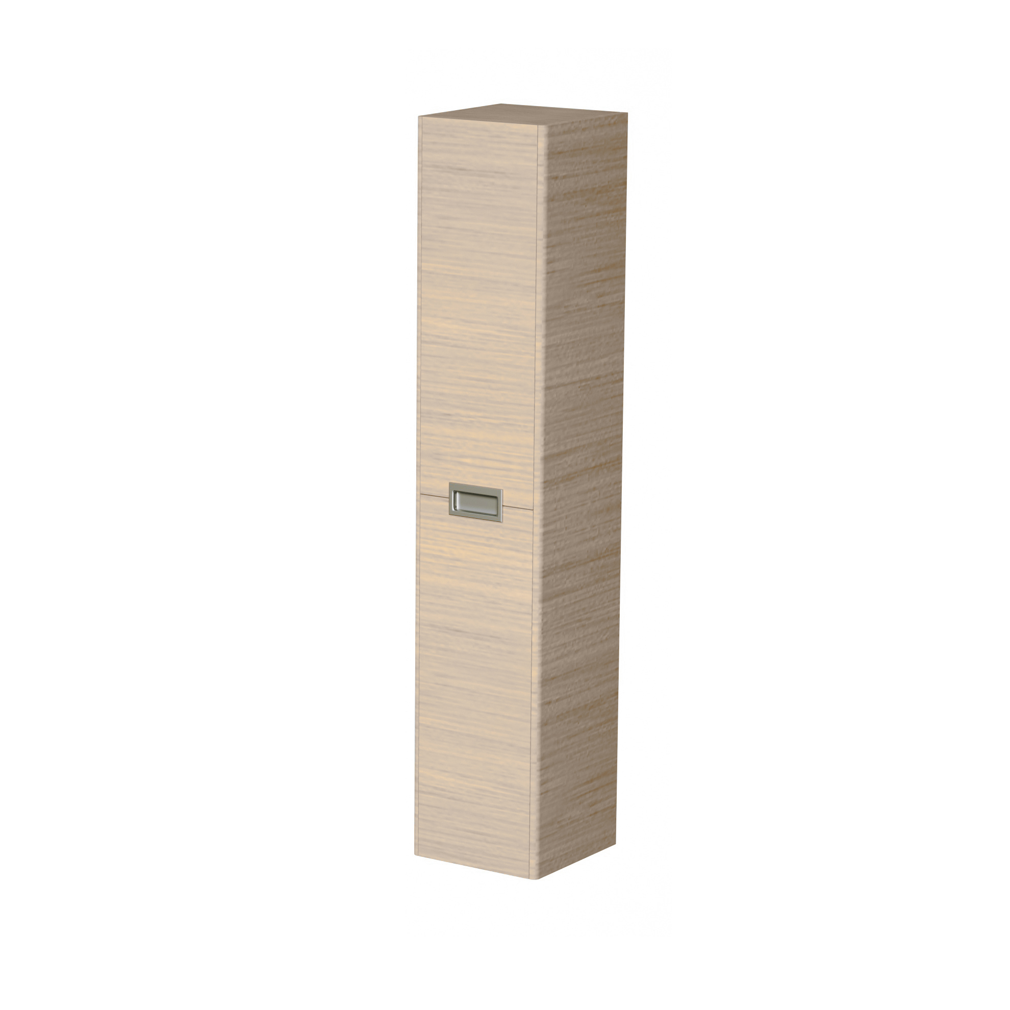 Dulap baie Cubo, suspendat, PAL, 35 x 160 cm, stejar